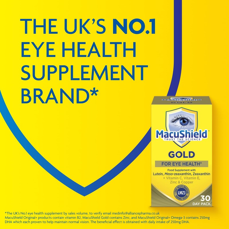 Macu Shield Gold Food Supplement - Pack of 90 Capsules