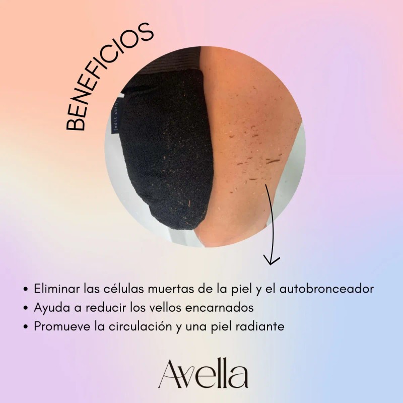 Guante Kessa Exfoliante Corporal Facial Baño Turco Hammam