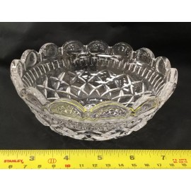 Schonbek Czech Crystal Bobeche 156mm Diameter Molded 23mm Center Hole 9410