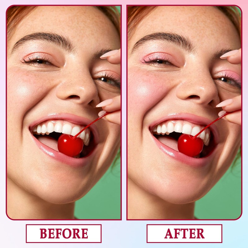 3 Colors Blush Stick,Solid Cream Blush,Multi-Use Highlighter Blush Stick for