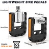 ROCKBROS Bike Peals, Foldable, Non-Slip, Aluminum Pedals with Reflectors