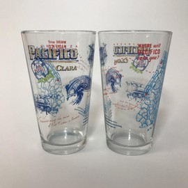 Pacifico Clara Cerveza - New York - 16 Ounce Pint Glass - 2 Pack
