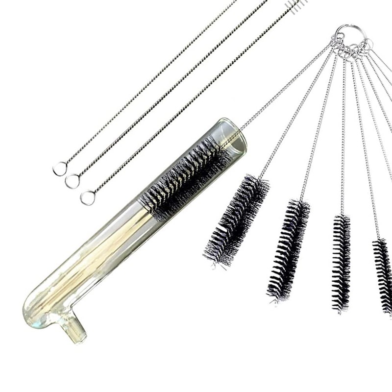 ccHuDE 10 Pcs 8 inch Nylon Brush Set Pipe Cleaning