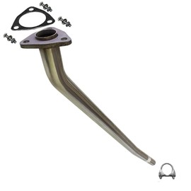 Exhaust Intermediate Pipe Compatible for 2012-2015 Honda Civic 1.8L | Stainless Steel | Northeastern Exhaust | Free Clamp and Gasket included | Automotive Replacement Part | Direct-Fit