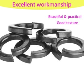 Qrity Pack of 20 spiral spring washers, spring washers, M5 spring washers, washers, split ring, locking washer, sealing ring for bolt/screw