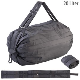 PEARL Camping Travel Bag: Lightweight Folding Polyester Travel Bag, 20 Litres, with 50 cm Carry Strap (Foldable Travel Bag, Hand Luggage, Heavy Duty Travel Bag, Backpack)