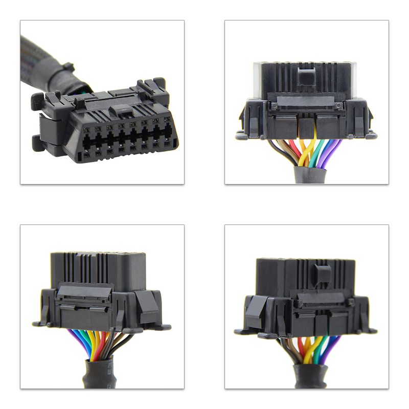OBD2 Splitter Extension Cable for Car Diagnostics – 16-Pin Male
