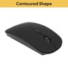 Wireless Mouse for Laptop, 2.4GHz Slim Mouse with USB Receiver,