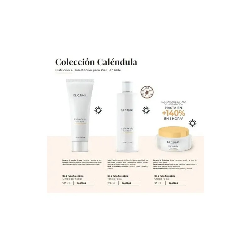 Limpiador Facial De Caléndula Farmasi Piel Seca / Sensible