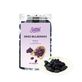 Dried Black dried Mulberries for Tea - 9.87 oz (280 g) | Unsweetened, Sun Dried | Brewing Ingredients | Smoothies & Baking Additions | Sealed Jars