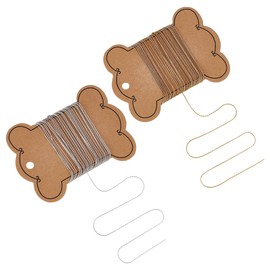 UNICRAFTALE About 2 roll 2 Colors 10m Necklace Chains for Jewelry Making Stainless Steel Coreana Chains Soldered Necklace Chains 0.5mm Metal Necklace Bracelet Chains for Women Men DIY Jewelry Making