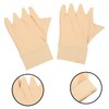 Healeved 1pair Breathable Compression Half-finger Gloves for Relief Lightweight Design