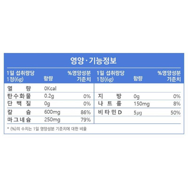 한잘 발포비타민 칼슘 플러스 마그네슘 플러스 비타민D3 90g 3개 Hanjal