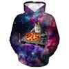 Zenzenze Galaxy Cat Hoodies for Boys Girls 3D Printed Hooded