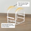 4 Pack Kitchen Plate Holder Organizer for Cabinet Space Saver
