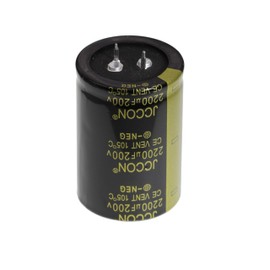 2 Pieces 200V 2200uF 35x50 35x50mm 2 Pin Solder Snap-in Terminal Electrolytic Capacitor