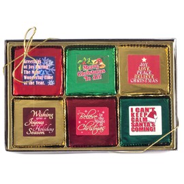 Christmas - "Cookie Talk" Chocolate Covered Graham Crackers - 12 piece
