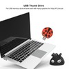Flash Drive Cute Cartoon Ladybug Compatible Storage Optional USB Thumb