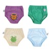 4PCS Baby Cloth Cartoon Waterproof Diapers Nappies Toddler 4 Layers