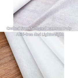 MLNSUNNY 13.8"x787" Artist Teabag Roll Paper - Wet Strength Tissue for DIY Decor, Tracing, Collage, Bookbinding & Repair, Cyanotype, Lanterns Craft