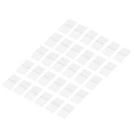 MECCANIXITY 30Pcs Small Pinned Nylon Plastic Hinges 1.4" x 0.8" RC Plane Parts for Wing Model Crafts Accessories