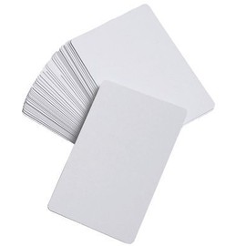 Amazing Child 200 Glossy Blank Cards _ Wipeable Premium Quality Cards