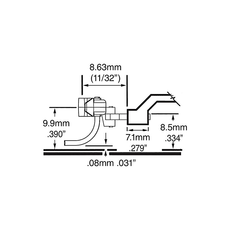 HO NEM 362 Coupler, 11/32" Center (2pr)