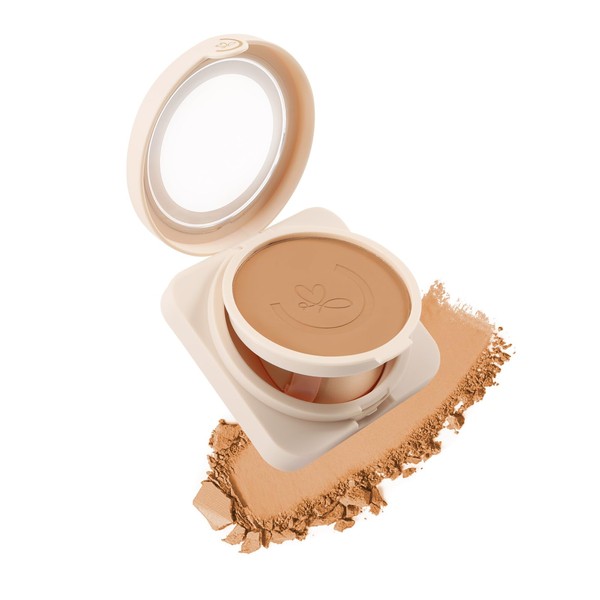 GEUUFEA Matte Pressed Powder, Wet & Dry Concealer Foundation, Oil