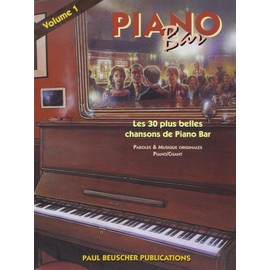 PIANO BAR VOL.1 --- CHANT ET PIANO