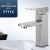 Turnaroundtech Basin Tap Stainless Steel Single Handle Cold and Hot