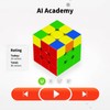 GAN 356 i3 Stickerless Speed Cube, 3 x 3 Smart