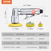 VEVOR 1/2/3 Inch Random Orbital Air Sander, High-Speed 15000RPM Mini