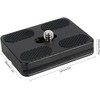 DEYOT PU50 Camera Quick Release Plate Made of Solid Aluminium