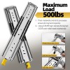 AOLISHENG 76mm Heavy Duty Industrial Locking Drawer Slides for RV