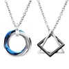Kesaeki Men's Necklace, Tungsten, Stainless Steel, Hypoallergenic, For Sensitive Skin,