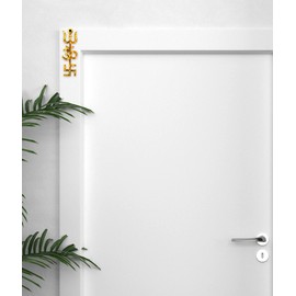 Spiritual Religious Sacred Sculpture Indian Antique Décor Showpiece for Temple Home Office Pooja Room House Mandir Decoration Item and Gifting (Golden Trishakti Yantra)