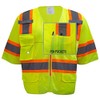 RK SAFETY High Visibility Sleeved Safety Vests with Strips Breathable