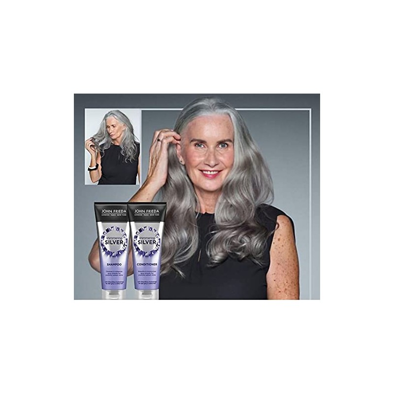 Shimmering Silver Shampoo (250ml) and Shimmering Silver Conditioner (250ml) by