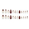 Red Cherry Press on Nails Medium Almond Fake Nails 3D