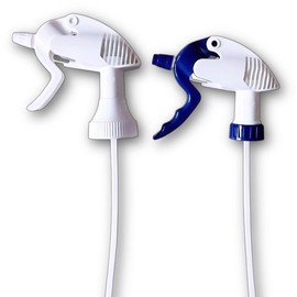 Wendly 4-Pack Zep Nozzle Replacement, Heavy-Duty Trigger Sprayer for 8, 16, 24, 32oz Bottles, High-Output Adjustable Nozzle for Home & Industrial Use (28mm or 45mm) (Neck Size - 45/400)