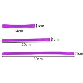 Gotetiso 18 Stück Gummibänder Breit Silikon Gummibänder Groß 14cm 20cm 30cm Silikon Handtuchbänder Strand Gummiringe Dicke Elastische Strandtuchhalter Band Verpackung Gummibändern für Strandstuhl Büro