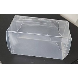 Candy 25 pack Clear Plastic Candy Box Tuck Top with Sleeve 1.4 x 1.5 x 2.8