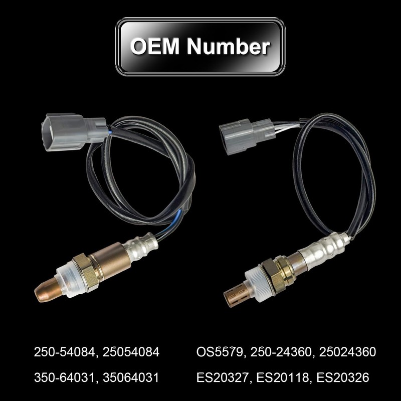 2pc Upstream & Downstream O2 Oxygen Sensor Compatible with Toyota