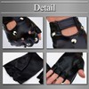 BUZZxSELECTION GB026 Men's Leather Gloves Rock Punk Bike Studs