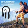 4 PCS Heavy Duty Paracord Lanyard,Paracord Keychain Lanyard,Strong Load-Bearing Capacity,Easy