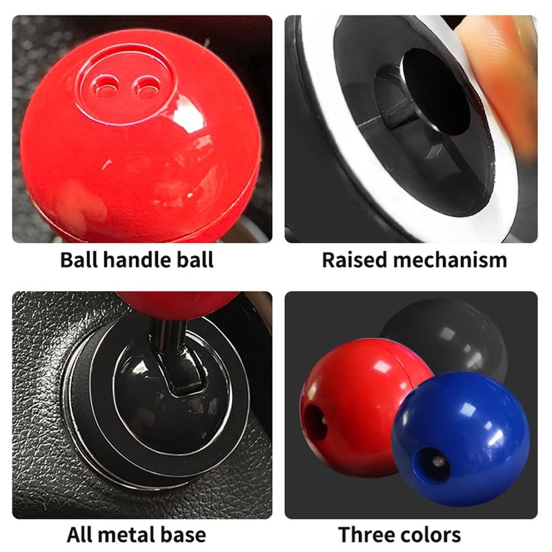 Aiydachy Push Start Button Cover,Car Joystick,Car Push to Start Button