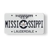 Mississippi State License Plate Style Magnet for Car Fridge Locker