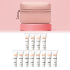 IOPE Hera Dare to Bear Pouch + IOPE Sun Protector (New) 120ml (12 pieces of 10ml) Set / 헤라 데어투베어 파우치+아이오페 선 프로텍터(신형) 120ml (10ml 12개) 세트
