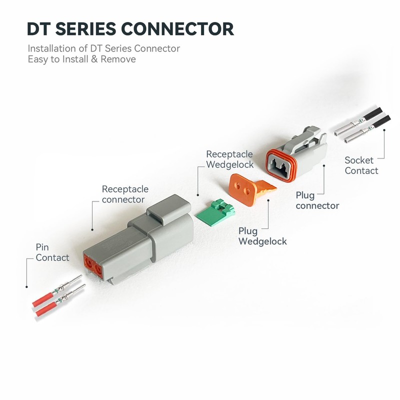 152PCS DT Deutsch Connector Kit, 2 3 4 6 8