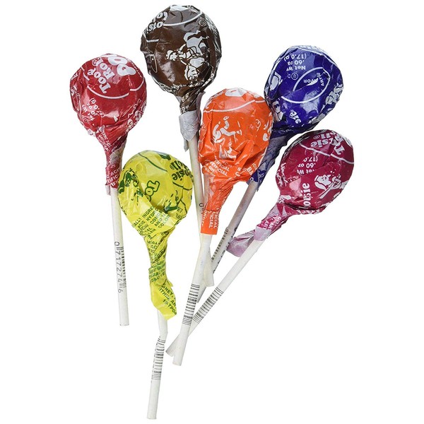 Tootsie Roll Pops, 0.6 oz, Assorted Flavors, 100/Box (TOO0508)